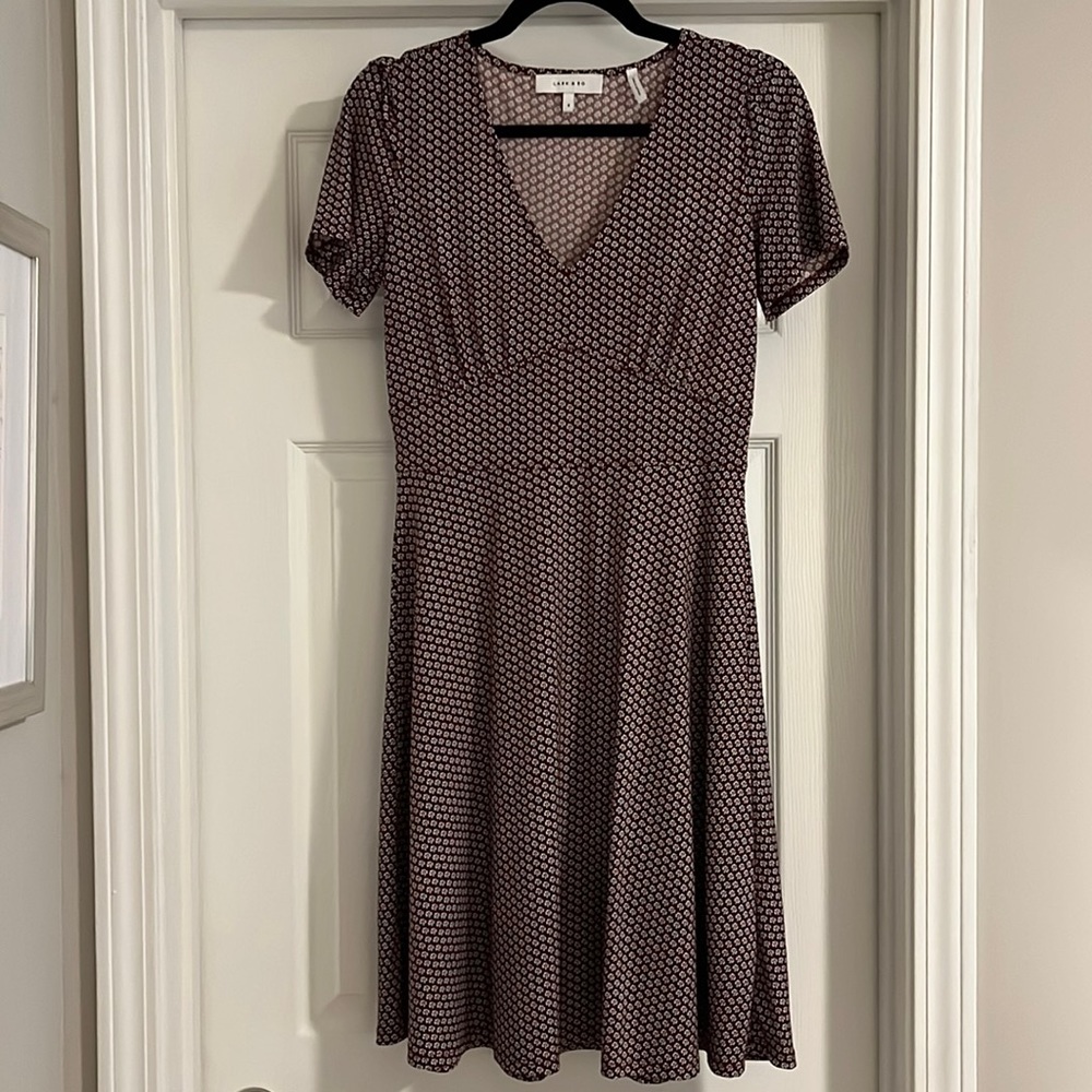 Lark and Ro red flower dress